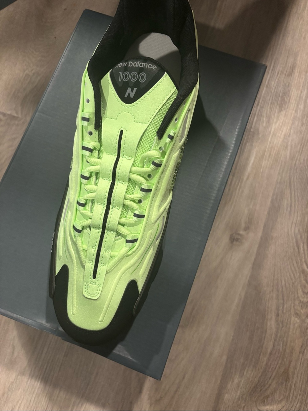 New Balance 1000D M1000DD Black Mint Flash Green Men’s Size 13 New w/ Box